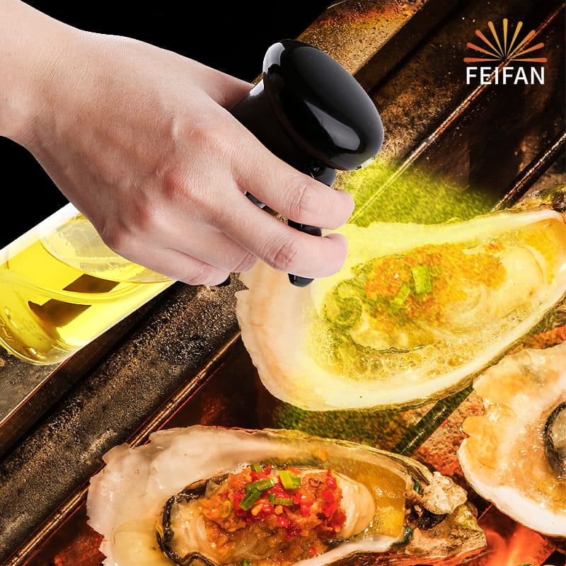 Sticlă de pulverizare cu combustibil atomizant în formă de evantai JM